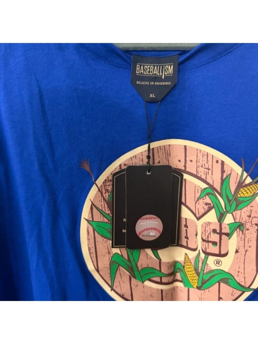 NWT MLB Chicago Cubs Women's Blue Field of Dreams Game Tank Tee Top Size XL - Picture 6 of 7